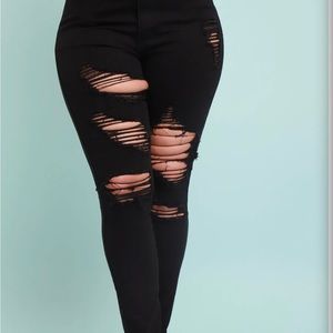 Black Stretchy Jeans